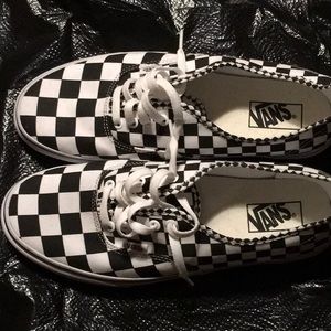 Brand new checkered Vans